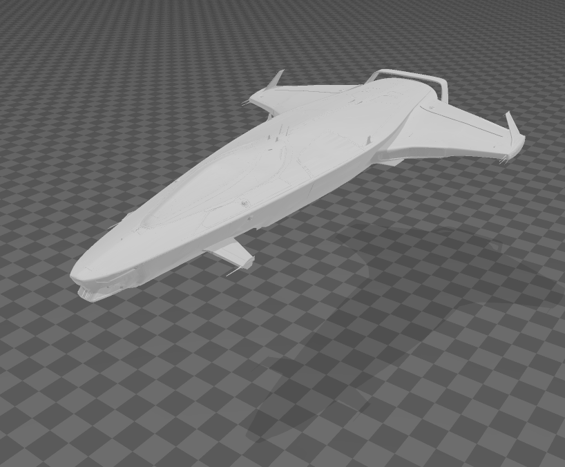estrella ciudadano 100i origen astronave nave estelar espacio modelo juego 3D print model - Mito3D