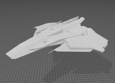 star citizen a1 spirit crusader industries industriues bombardier space spaceship starship ship model game 3d print model - Mito3D