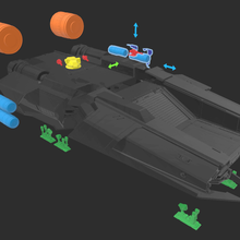star citizen anvil liberator game vehicles 3d print model - Mito3D