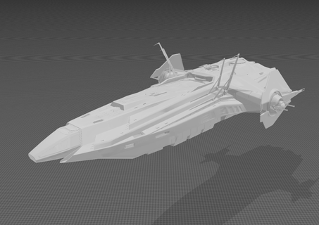 Estrela cidadão carraca expedição bigorna aeroespacial nave espacial estelar espaço modelo jogos 3d print model - Mito3D