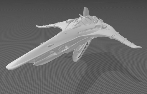 star citizen merchantman banu star citizen star citizen merchantman banu space starship concept spaceship game model  3d print model - Mito3D