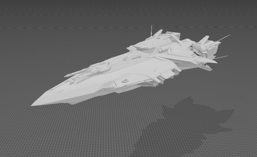 stella cittadino Perseo Roberto spazio industrie rsi cannoniera navicella spaziale nave stellare modello gioco guerra enorme ammiraglio 3d print model - Mito3D