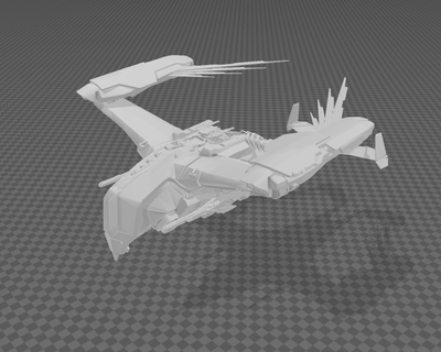 star citizen prowler esperia space spaceship starship ship model game alien 3d print model - Mito3D