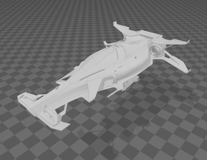 stella cittadino rasoio lx misc spazio navicella spaziale nave stellare modello gioco corsa 3d print model - Mito3D