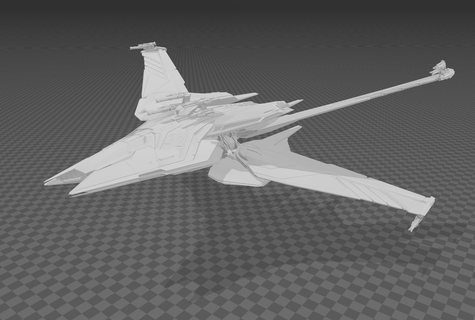 3MF file Star Citizen Sabre ⭐・3D printing model to download・Cults
