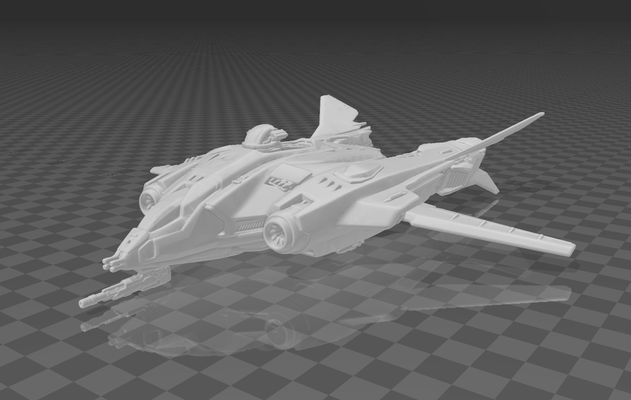 star citizen vanguard harbinger aegis dynamics space game model rsi heavy fighter 3d print model - Mito3D