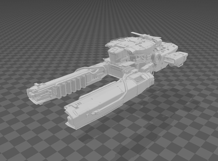 star citizen vulture drake interplanetary savage savaging space spaceship starship ship model game 3d print model - Mito3D