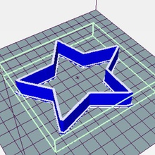 star cutter cookie stelle vari la natura 3d print model - Mito3D