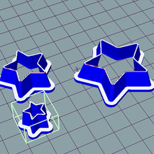 star cutters 3d print model - Mito3D