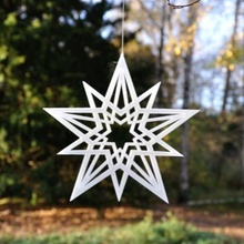 étoile décoration fenêtre fenêtres image lampe plafond 3d print model - Mito3D