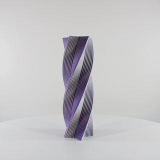 Estrela decoração vaso espiral escultura decorativo slimprint modo torcido moderno único flor estante café tabela interior nó texturizado alta 3d print model - Mito3D