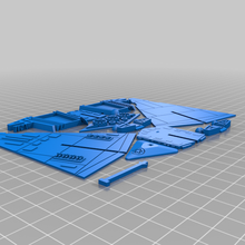 star destroyer kit card vehicles 3d print model - Mito3D