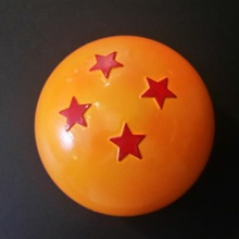 4 étoiles de dragonball jeu 3d print model - Mito3D