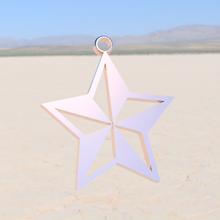 étoile boucle d'oreille bijoux boucles d'oreilles étoiles 3d print model - Mito3D