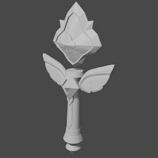 star guardian seraphine microphone - wild rift league legends cosplay toy prop riot games 3d print model - Mito3D