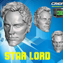 star lord helmet art figure 3d print model - Mito3D
