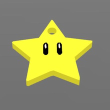 stella mario star power luigi yunorga gioco 3d print model - Mito3D