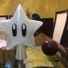 étoile ornement lampe mario bross gadget mariobross joyeux Noël nintendo Jeux joueur 3d print model - Mito3D