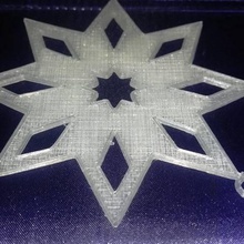 star ornament home christmas 3d print model - Mito3D