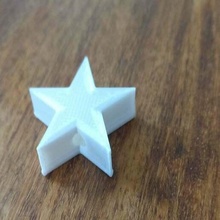 Estrela pérola decoração 3d print model - Mito3D