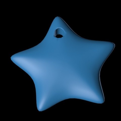pingente estrela jóias o capanga 3D print model - Mito3D