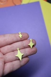 Star Anhänger Ohrring steht Ohrringe Ornament Schlüssel Ringe witchy 3d print model - Mito3D