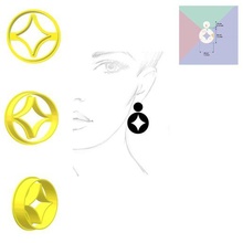 étoile polymère argile coupeurs biscuit coupeur bijoux fabrication outils boucles d'oreilles grec 3d print model - Mito3D
