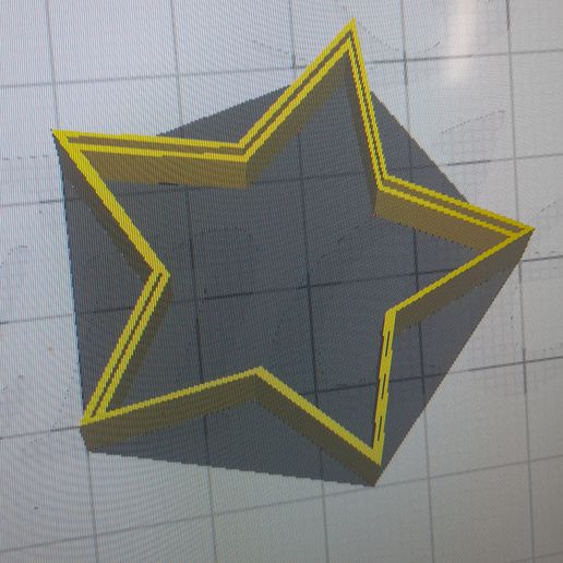 star shaped lamp art 3D print model - Mito3D