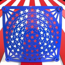 star spangled grill tool tools pc cooler fan 3d print model - Mito3D