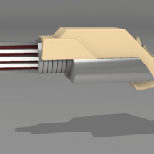 star trek - eminiar sonic disruptor juego props prop el de la pistola dsk001 3d print model - Mito3D