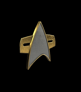 étoile randonnée voyageur communicateur badge Star Trek 3d print model - Mito3D