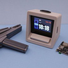 star trek çalar saat adafruit pyportal aracı elektronik duman alarmı 3d print model - Mito3D