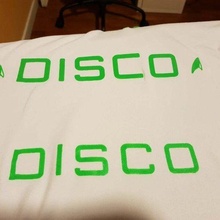 estrella emigrar descubrimiento disco t shirt equipo disfraz 3d print model - Mito3D