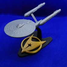 star trek enterprise art 3d print model - Mito3D