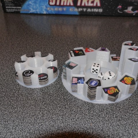 star trek fleet captains token holders game toy accessories 3D print model - Mito3D