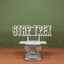 star trek logo art signs logos startrek sign sci fi sci-fi 3d print model - Mito3D