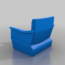 estrella emigrar ncc 1701 uss empresa Capitán silla sci fi Ciencias ficción iglesia Spock asiento 3d print model - Mito3D