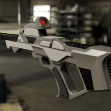 star trek nemesis phaser fucile gioco tipo 3a nemessis picar voyager scifi primo contatto 3d print model - Mito3D
