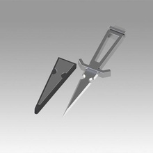 star trek tos inspired dagger agonizer prop game melee military other space fi sci character cosplay replica mirror 3d print model - Mito3D
