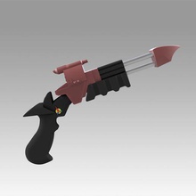 star trek vi undiscovered country klingon disruptor pistol game shotgun cosplay prop weapon games toys 3d print model - Mito3D