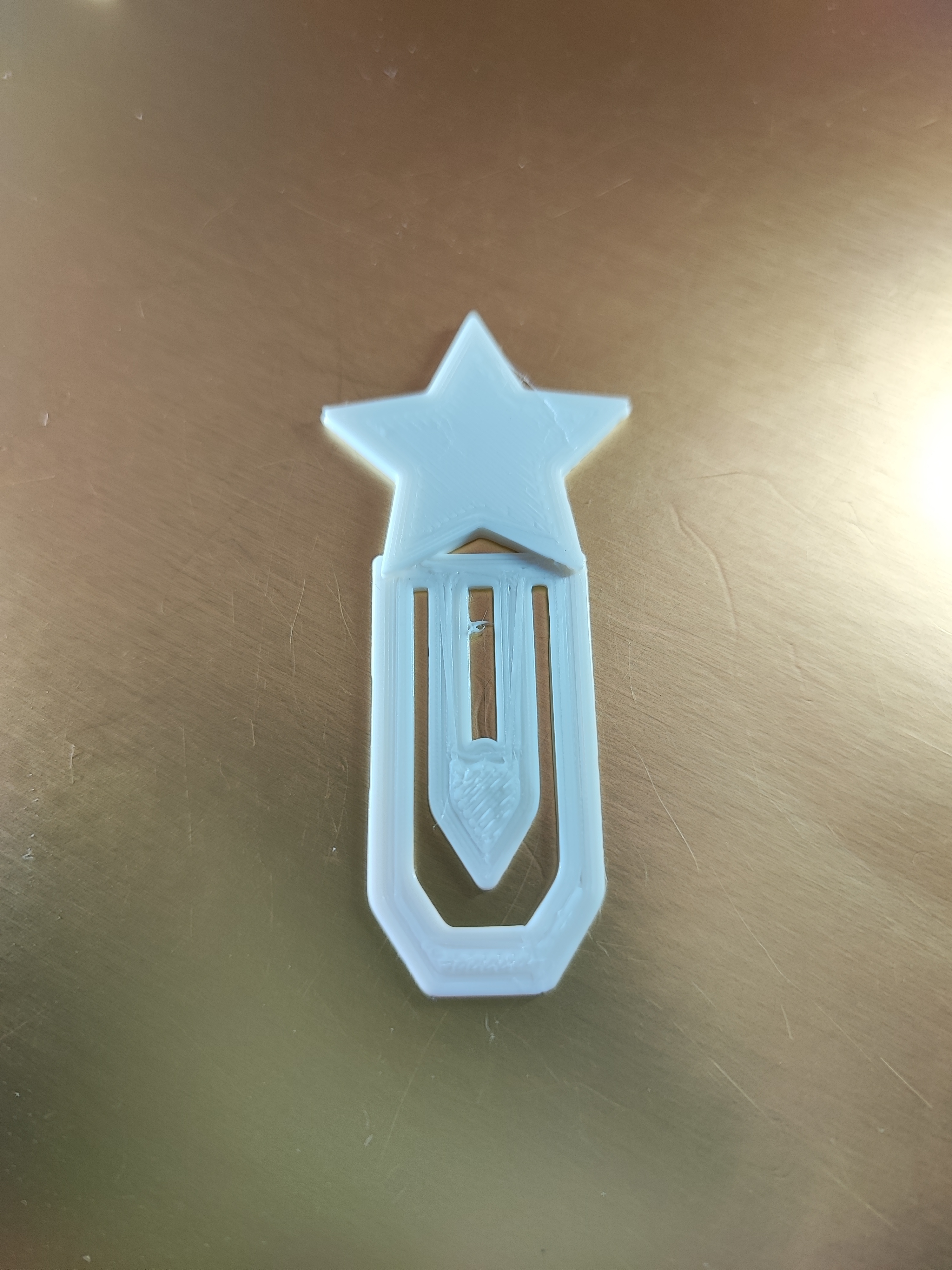 star trombone stars paper clip mark bookmark 3d print printing bricoloup 3D print model - Mito3D