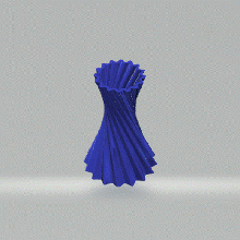 étoile vase Vierge 3d print model - Mito3D