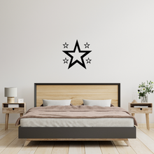 star duvar Sanat 2d yıldızlar yatak odası oda 2dart dekor Sanatı güzel Güzel uykulu 3d print model - Mito3D