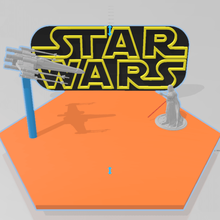 star wars game film 3d print model - Mito3D