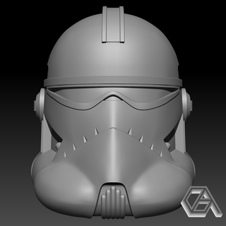 star wars - barc trooper helmet cosplay art 3d print model - Mito3D