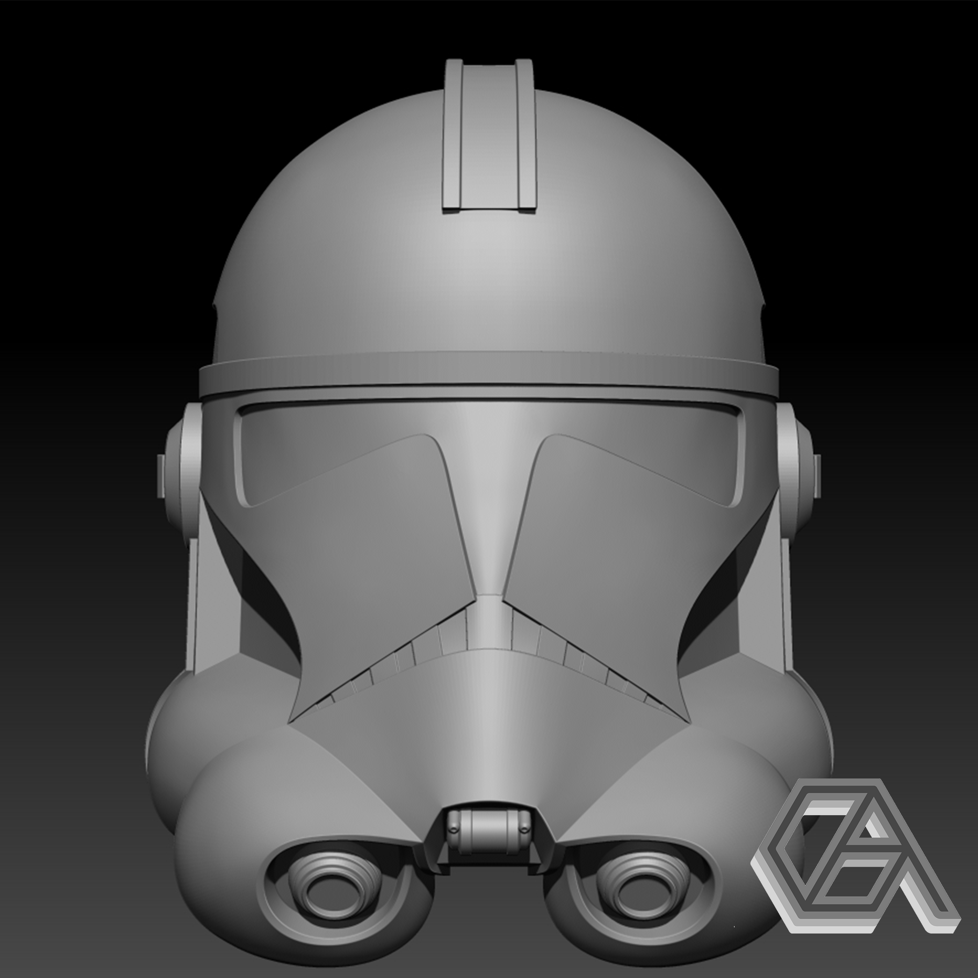 estrella guerras clon soldado fase 2 casco cosplay Arte 3D print model - Mito3D