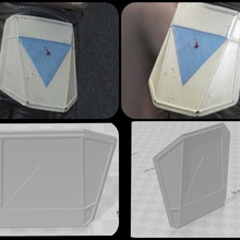 star wars mandalorian el koruma oyun handguard starwars doğru prebeskar beskar zırh 3d print model - Mito3D