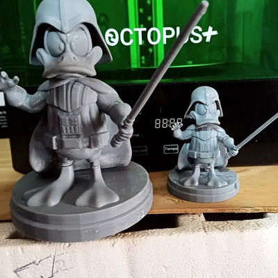 star savaşlar pato lucas darth vader oyun looney melodiler sanat oyuncak impresi n 3d 3d print model - Mito3D