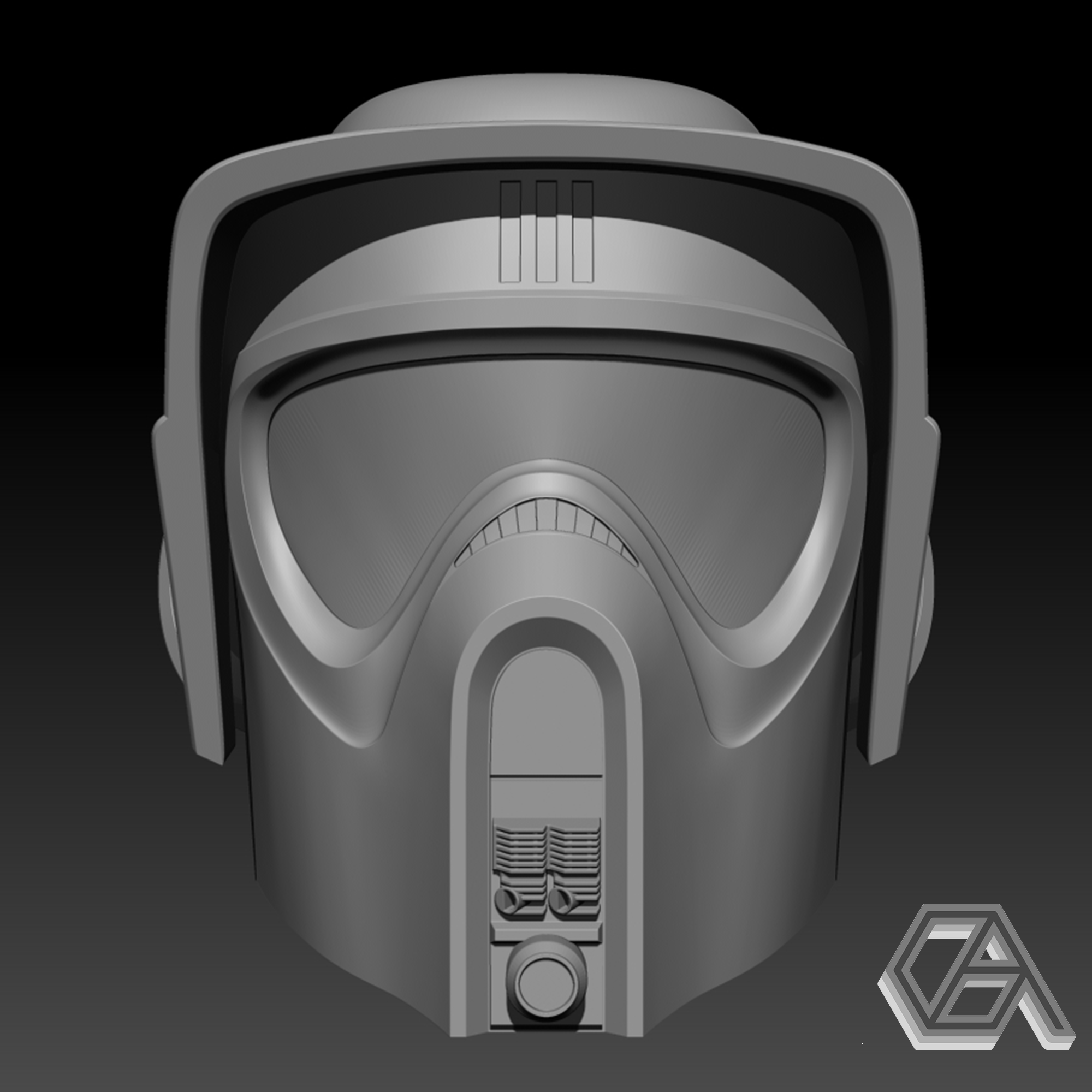 star wars - scout trooper helmet cosplay art 3D print model - Mito3D