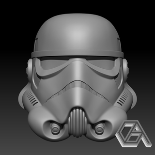 stella guerre Stormtrooper casco cosplay arte 3d print model - Mito3D